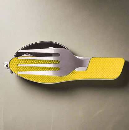 Couteau Suisse - FoldableTablewareSet™ - Jaune - Vaya nomad