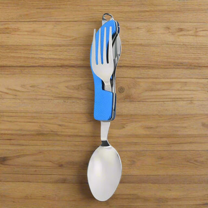 Couteau Suisse - FoldableTablewareSet™ - Bleu - Vaya nomad