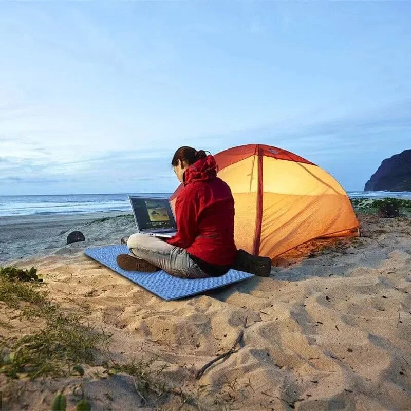 Matelas Camping - PortableCampingMat™ - Bleu - Vaya nomad