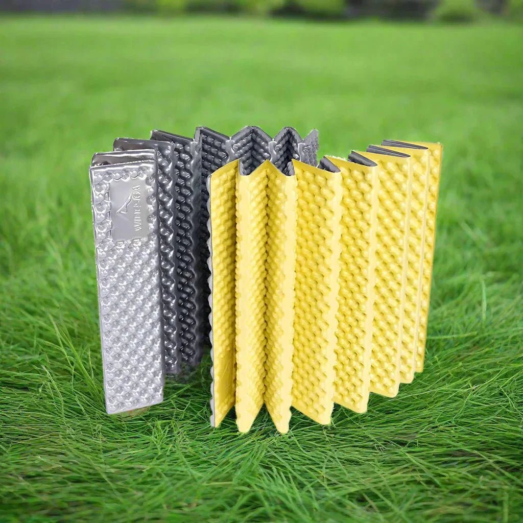 Matelas Camping - PortableCampingMat™ - Jaune - Vaya nomad