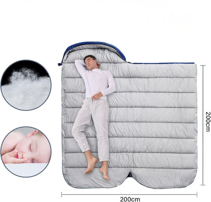 Sac de couchage - HikingSleepingbag™ - Bleu marine - Vaya nomad