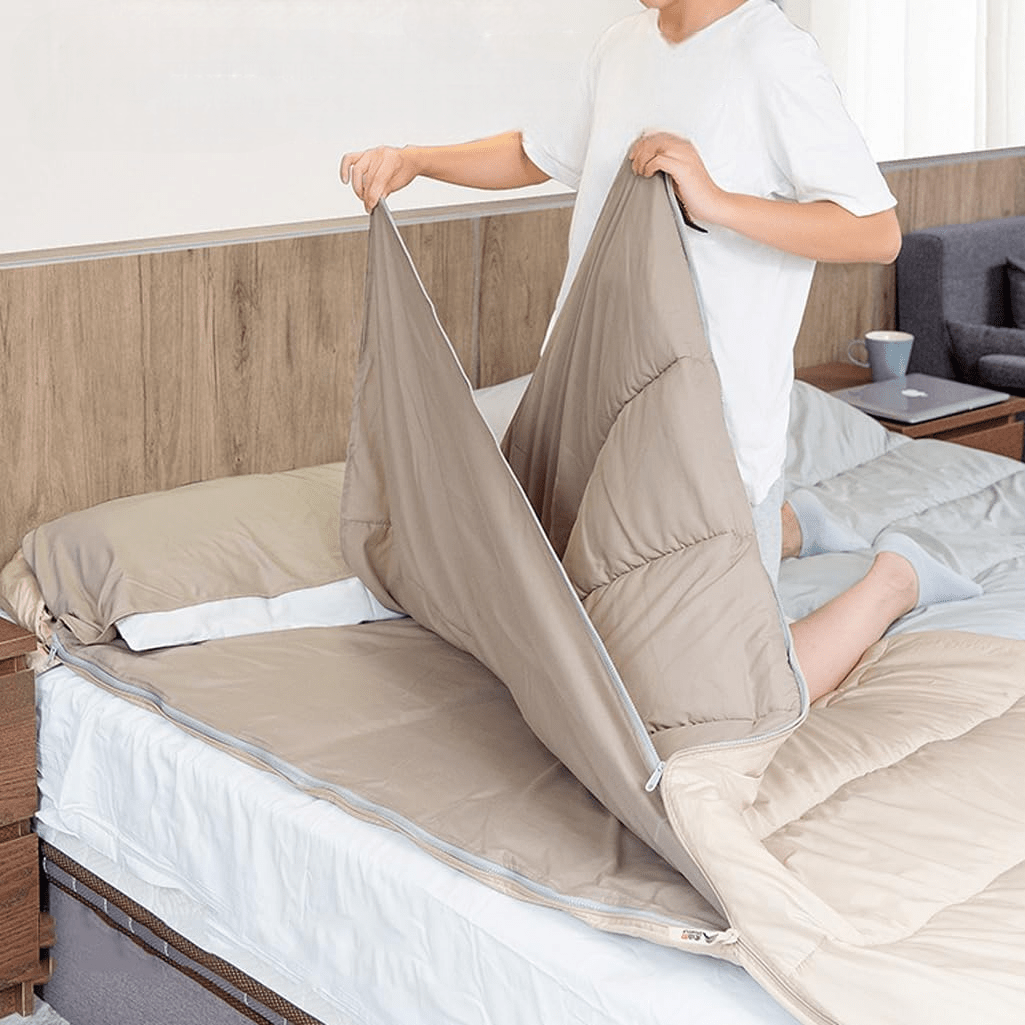 Sac de couchage - HikingSleepingbag™ - Marron Clair - Vaya nomad